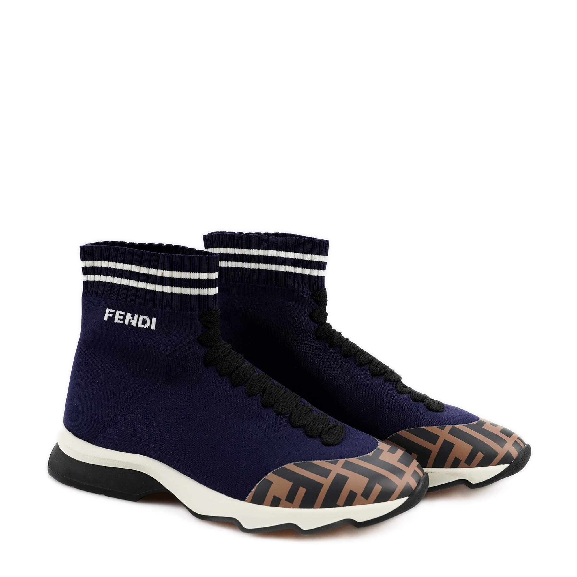 Fendi sock runner on sale sneakers